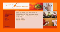 Desktop Screenshot of angela-wilhelm.de